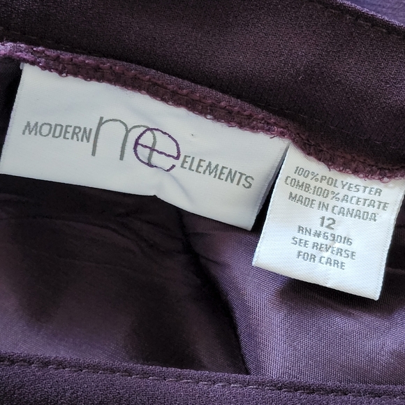 Modern Elements Dark Purple Jewel Tone Maxi Skirt - Picture 5 of 6